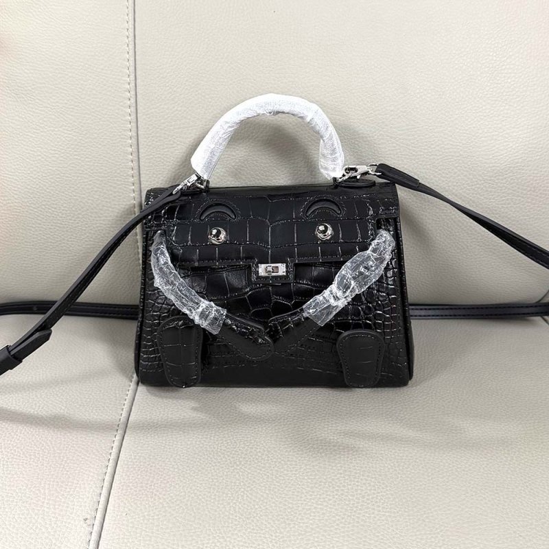 画像8: Real leather Embossed Monster Ocean Doll Bag 2-way tote shoulder bag doll bag color リアル 型押し レザー モンスター オーシャン ドールバッグ トートショルダー２WAYバッグ (8)