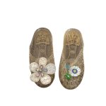 画像7: Rhinestone Flower Crystal Flat Closed Toe Slippers, Crystal Jelly Shoes pumps Shoes   ラインストーンフラワークリスタル付きフラットクローズドトゥスリッパクリ​​スタルゼリーシューズパンプス　 (7)