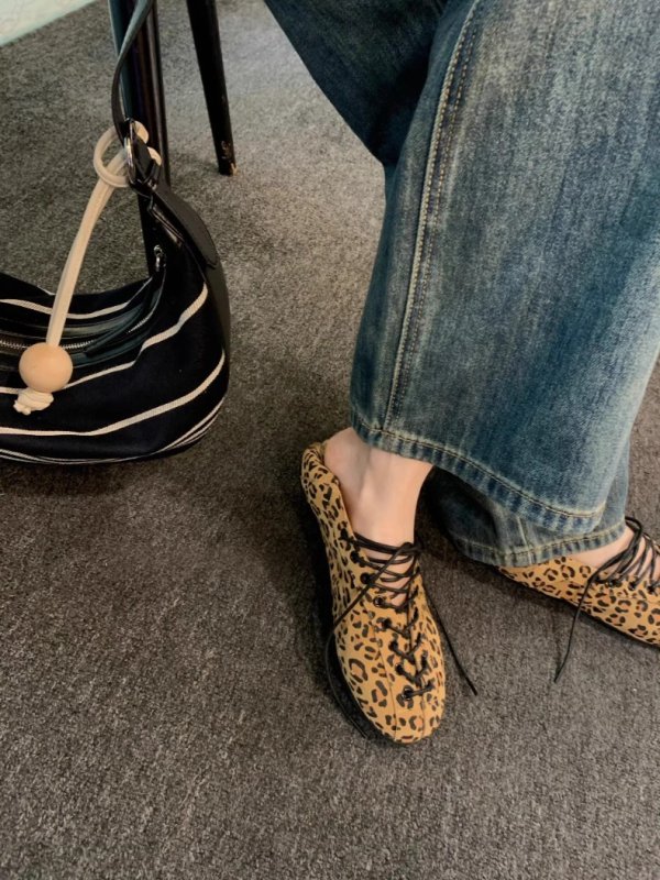 画像7: Mesh French strap knitted flat ballet shoes/pumps    メッシュフレンチストラップ編みフラットバレーシューズパンプス (7)
