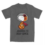 画像4: Snoopy Astronauts Space Center JOUANEY TO DEEP SPACE T-shirt　ユニセックス 男女兼用 スヌーピー 宇宙飛行士 アストロノーツ Tシャツ  (4)