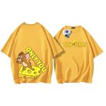 画像7: Kids Unisex Tom &Jerry Only you short-sleeved T-shirt トム＆ジェリー オンリーユー 半袖Ｔシャツ ユニセックス 男女兼用 ペア キッズ 親子コーデ (7)