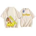 画像2: Kids Unisex Tom &Jerry Only you short-sleeved T-shirt トム＆ジェリー オンリーユー 半袖Ｔシャツ ユニセックス 男女兼用 ペア キッズ 親子コーデ (2)