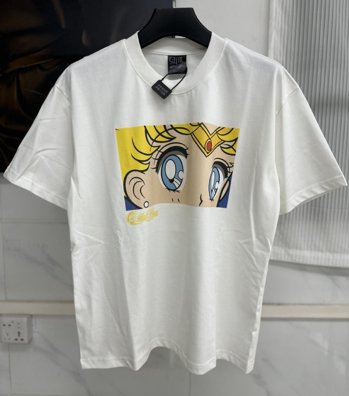 画像2: Sailor Moon PrintTshirts ユニセックス男女兼用セーラームーンプリント 半袖 Tシャツ (2)