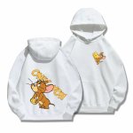 画像2: Tom and Jerry trust is essential ME TO  ONLY YOU hoodie  トム＆ジェリー ロゴ入り スウェット パーカーユニセックス 男女兼用 幅広いサイズ ペアルック (2)