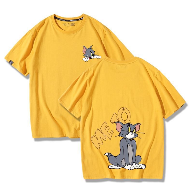 画像3: Unisex Tom &Jerry Only you short-sleeved T-shirt トム＆ジェリー オンリーユー 半袖Ｔシャツ ユニセックス 男女兼用 ペアルック (3)