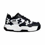 画像2: Unisex CH Style with Cross Shoes Sneaker High Sole Elevated ユニセックス クロス スニーカー 厚底 ハイソール シューズ サイズ37~44 (2)