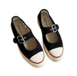 画像6: Ｗomen's Platform strap canvas Mary Jane sneakers Y2K   厚底  メリージェーン ストラップキャンバススニーカープラットフォーム  (6)