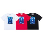 画像1: Unisex Mona Lisa loose irregular hedging round neck Tshirts 男女兼用 パロディー モナリザ 半袖 Tシャツ (1)