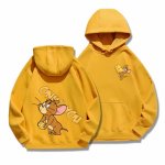 画像12: Tom and Jerry trust is essential ME TO  ONLY YOU hoodie  トム＆ジェリー ロゴ入り スウェット パーカーユニセックス 男女兼用 幅広いサイズ ペアルック (12)