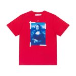 画像3: Unisex Mona Lisa loose irregular hedging round neck Tshirts 男女兼用 パロディー モナリザ 半袖 Tシャツ (3)