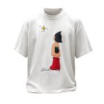 画像1: Vintage Unisex Back shot Astro Boy Print Crew Neck Tshirts 男女兼用 ヴィンテージ風 古着風 ラウンドネック バックショット アストロボーイ 鉄腕アトム プリント Tシャツ  (1)