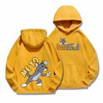 画像10: Tom and Jerry trust is essential ME TO  ONLY YOU hoodie  トム＆ジェリー ロゴ入り スウェット パーカーユニセックス 男女兼用 幅広いサイズ ペアルック (10)