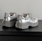 画像4: Ｗomen's Platform chunky sole flower lace-up sneakers プラットフォームチャンキーソールフラワー付きレースアップスニーカー (4)
