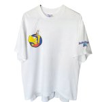 画像1:  Unisex Bart Simpson & Homer Simpson Print Crew Neck Tshirts 男女兼用 バートシンプソン＆ホーマーシンプソンヴィンテージ風 古着風 ラウンドネック  プリント Tシャツ  (1)