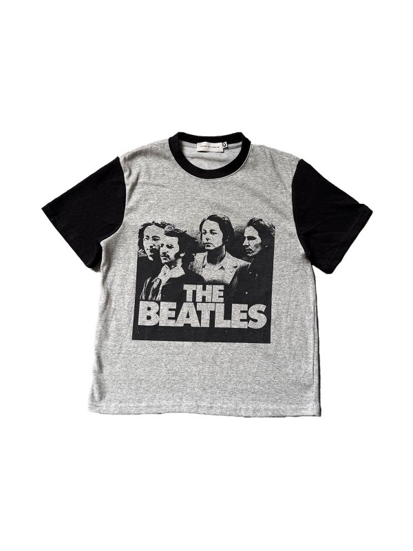 画像5: Unisex EME The Beatles Bedrucktes Oversize T-Shirt im Vintage-Look ユニセックス 男女兼用 ビートルズ ヴィンテージスタイル ダメージ加工 半袖 Tシャツ  (5)