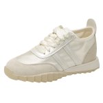 画像2: Ｗomen's Paste Color Leather Satin Metallic platform Mary Jane sneakers trainers Y2K 本革 リアルレザー パステルカラー シークレットインソール 厚底 サテン メタリックスニーカープラットフォーム  バレエコア (2)