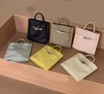 画像14: Genuine Leather Kelly Mini Tote Shoulder Crossbody Bag　本革レザーケリーミニトートショルダークロスボディバッグ (14)