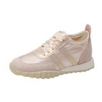 画像4: Ｗomen's Paste Color Leather Satin Metallic platform Mary Jane sneakers trainers Y2K 本革 リアルレザー パステルカラー シークレットインソール 厚底 サテン メタリックスニーカープラットフォーム  バレエコア (4)