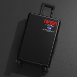 画像14: NASA Logo astronaut Suit Case ユニセックス 男女兼用 NASA ロゴ 宇宙飛行士 スーツケース 旅行 トラベル キャリーケース (14)