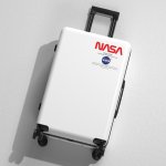 画像15: NASA Logo astronaut Suit Case ユニセックス 男女兼用 NASA ロゴ 宇宙飛行士 スーツケース 旅行 トラベル キャリーケース (15)