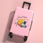 画像6: NASA Logo astronaut Suit Case ユニセックス 男女兼用 NASA ロゴ 宇宙飛行士 スーツケース 旅行 トラベル キャリーケース (6)