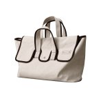 画像1: Canvas BK Piping Tote Bag  キャンバス パイピング トート バッグ (1)