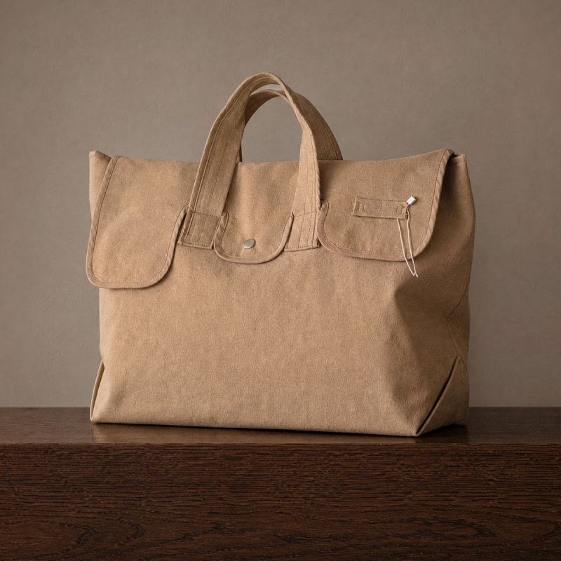 画像4: Canvas BK Piping Tote Bag  キャンバス パイピング トート バッグ (4)