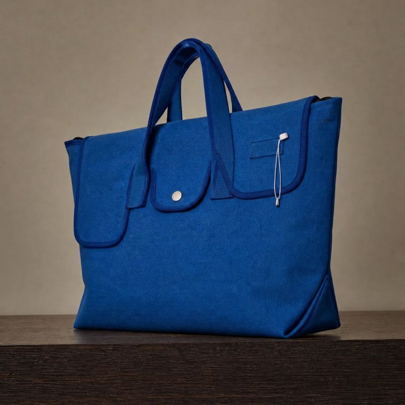 画像2: Canvas BK Piping Tote Bag  キャンバス パイピング トート バッグ (2)