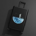 画像2: NASA Logo astronaut Suit Case ユニセックス 男女兼用 NASA ロゴ 宇宙飛行士 スーツケース 旅行 トラベル キャリーケース (2)