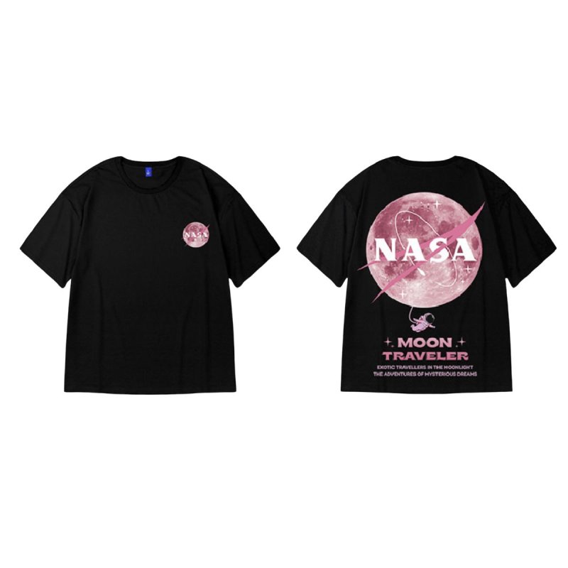 画像3: Unisex NASA x Earth x Astronaut Print Tshirts ユニセックス男女兼用NASAナサ×アース×宇宙飛行士半袖 Tシャツ 大きなサイズ フォーエルサイズ以上あり (3)