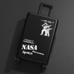 画像9: NASA Logo astronaut Suit Case ユニセックス 男女兼用 NASA ロゴ 宇宙飛行士 スーツケース 旅行 トラベル キャリーケース (9)