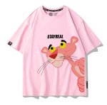 画像6: STAYREAL Pink Panther Print Short-Sleeve T-Shirt　ユニセックス 男女兼用STAYREAL ピンクパンサープリント半袖Tシャツプリント  (6)