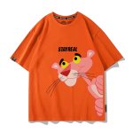 画像7: STAYREAL Pink Panther Print Short-Sleeve T-Shirt　ユニセックス 男女兼用STAYREAL ピンクパンサープリント半袖Tシャツプリント  (7)