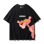 画像2: STAYREAL Pink Panther Print Short-Sleeve T-Shirt　ユニセックス 男女兼用STAYREAL ピンクパンサープリント半袖Tシャツプリント  (2)