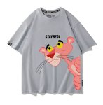画像3: STAYREAL Pink Panther Print Short-Sleeve T-Shirt　ユニセックス 男女兼用STAYREAL ピンクパンサープリント半袖Tシャツプリント  (3)