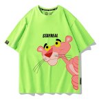 画像8: STAYREAL Pink Panther Print Short-Sleeve T-Shirt　ユニセックス 男女兼用STAYREAL ピンクパンサープリント半袖Tシャツプリント  (8)
