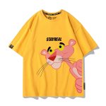 画像4: STAYREAL Pink Panther Print Short-Sleeve T-Shirt　ユニセックス 男女兼用STAYREAL ピンクパンサープリント半袖Tシャツプリント  (4)