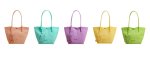 画像6: PVC Jerry  Large Capacity Tote Shoulder Bag with a pouch ジェリートートショルダー フレンチバッグ ポーチ付き (6)