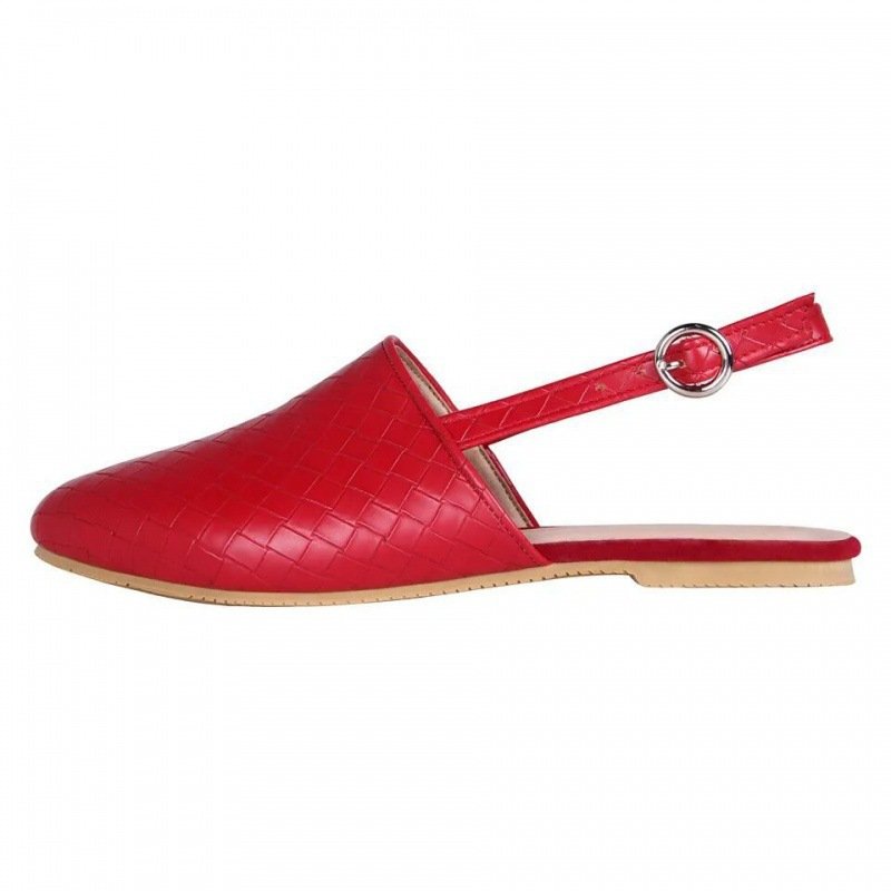 画像3: Mesh leather flat back belt sandals mules pumps　メッシュリレザーフラットバックベルトサンダルパンプスミュール (3)