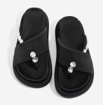 画像6: Crystal platform thong sandals　 クリスタルトング厚底プラットフォームトングサンダル (6)