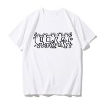 画像2: Unisex Casual Cotton Keith Haring Logo Tshirts Heart carry キースヘリング ロゴ Tシャツ ユニセックス 男女兼用 (2)