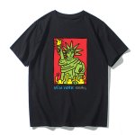 画像9: Unisex Casual Cotton Keith Haring Logo Tshirts Heart carry キースヘリング ロゴ Tシャツ ユニセックス 男女兼用 (9)