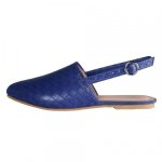 画像2: Mesh leather flat back belt sandals mules pumps　メッシュリレザーフラットバックベルトサンダルパンプスミュール (2)