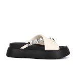 画像2: Crystal platform thong sandals　 クリスタルトング厚底プラットフォームトングサンダル (2)