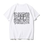 画像17: Unisex Casual Cotton Keith Haring Logo Tshirts Heart carry キースヘリング ロゴ Tシャツ ユニセックス 男女兼用 (17)