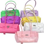 画像3: PVC Jerry Firkin Tote Bag ジェリー ゼリー 透明 トート ショルダー フレンチバッグ 韓国 y2k (3)