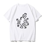 画像11: Unisex Casual Cotton Keith Haring Logo Tshirts Heart carry キースヘリング ロゴ Tシャツ ユニセックス 男女兼用 (11)