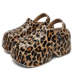 画像2: Closed Top Platform Clog Sandals    クローズトッププラットフォーム厚底クロッグサンダルシューズ　 (2)