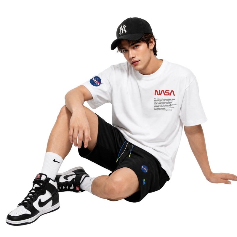 画像6: NASA Tshirts and Short pants setup ユニセックス男女兼用 NASA Tシャツ ハーフ パンツ セットアップ ショートパンツ  (6)