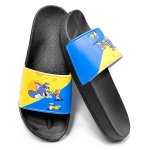 画像6: Tom and Jerry print flip-flop sandals/slippers　トムとジェリープリントトム&ジェリーサンダル スリッパ フリップフロップ (6)